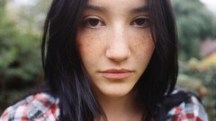 Woman freckles Carre Callaway