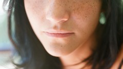 Woman freckles Carre Callaway