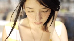 Woman freckles Carre Callaway