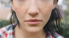 Woman freckles Carre Callaway