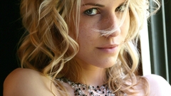 Woman freckles Face Off Iveta