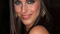 Woman freckles green eyes