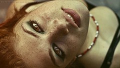 Woman freckles models redheads