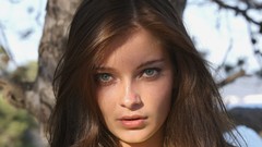 Woman freckles models redheads grey eyes Met-Art magazine 