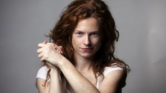 Woman freckles redheads