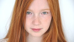 Woman freckles redheads Annalise Basso