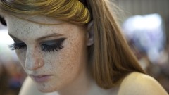 Woman freckles redheads Faye Reagan