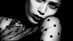 Woman freida pinto grayscale