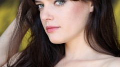 Woman French Actress brunettes Roxane Mesquida