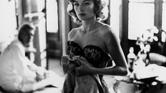 Woman French Actress grayscale