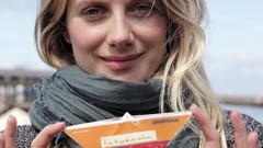 Woman French Celebrity Actress blondes smiling Greenpeace 