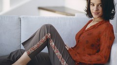 Woman French Celebrity brunettes singers Alizée