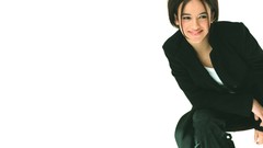 Woman French Celebrity brunettes singers Alizée