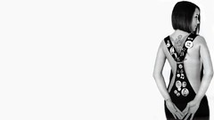 Woman French white background Celebrity Alizée