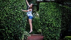 Woman Friends Beaches brunettes teen