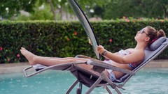 Woman Friends Beaches brunettes teen