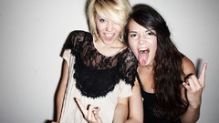 Woman Friends blondes skirts brunettes heather teen