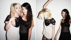 Woman Friends blondes skirts brunettes heather teen