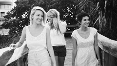 Woman Friends Shorts blondes skirts brunettes heather teen