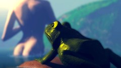 Woman Frogs blurred