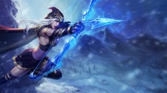 Woman frost bows League of Legends Ashe