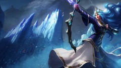 Woman frost bows League of Legends Ashe