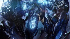 Woman galaxy hero science fiction saga artwork galaxy saga 