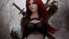 Woman game blade assassins League of Legends katarina