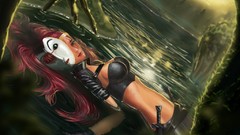 Woman game blade assassins League of Legends katarina