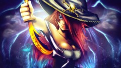 Woman game hats skulls League of Legends video games Miss 