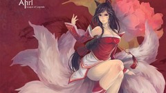 Woman game League of Legends ahri