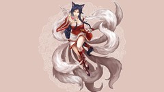 Woman game League of Legends ahri upscaled