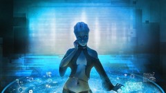 Woman game mass effect asari liara tsoni liara