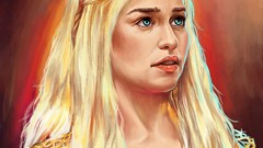 Woman game of thrones blondes blue eyes Daenerys Targaryen 