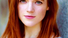 Woman game of thrones blue eyes redheads rose leslie