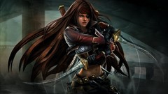 Woman game ships pirates Knives long hair League of Legends 