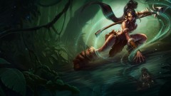 Woman game spears League of Legends Nidalee