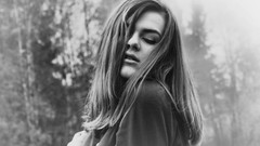 Woman game wicked grayscale