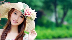 Woman Garden asians innocent