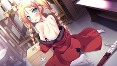 Woman Garden witch blush anime girls braids game cg ko