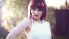 Woman garrett meyers redheads panties portraits Loriel Andrea