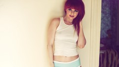 Woman garrett meyers redheads panties portraits Loriel Andrea