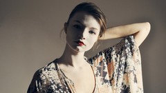 Woman geisha brunettes models portraits top model