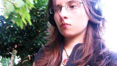 Woman girls with glasses