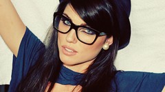 Woman girls with glasses