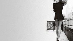 Woman Gisele Bundchen monochrome models