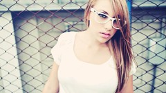 Woman glasses