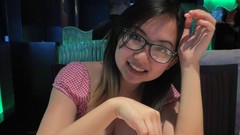 Woman glasses asians smiling brunettes vietnamese girls with 