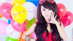 Woman glasses asians Viet Nam