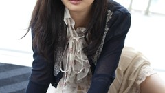 Woman glasses Bags asians long hair Kaho Takashima